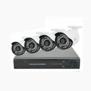 kit 4 Cameras de surveillance avec disque dur 500 Go et enregistreur